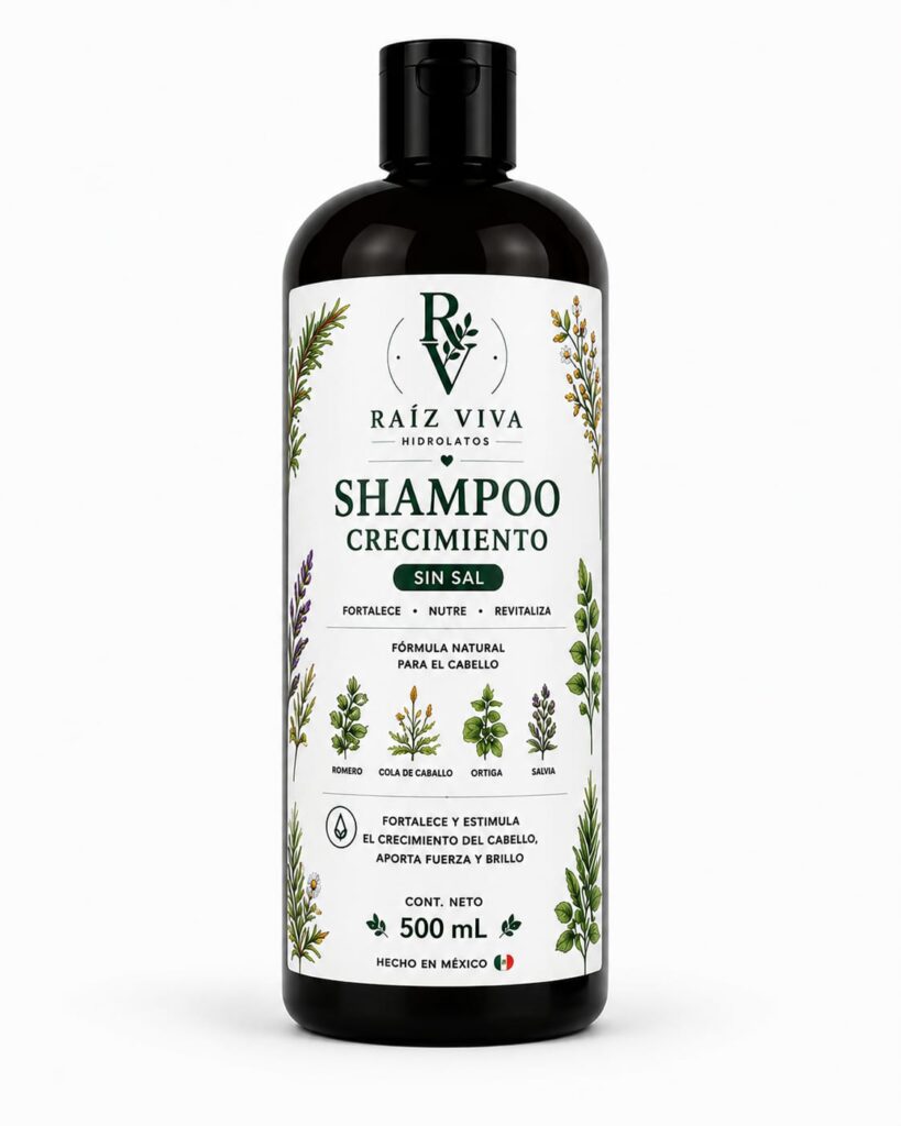 Shampoo sin Sal Crecimiento