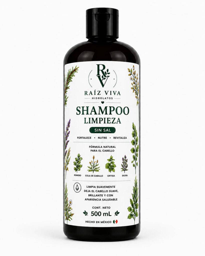 Shampoo sin Sal Limpieza