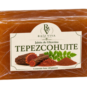 Jabón de Glicerina con Tepezcohuite.