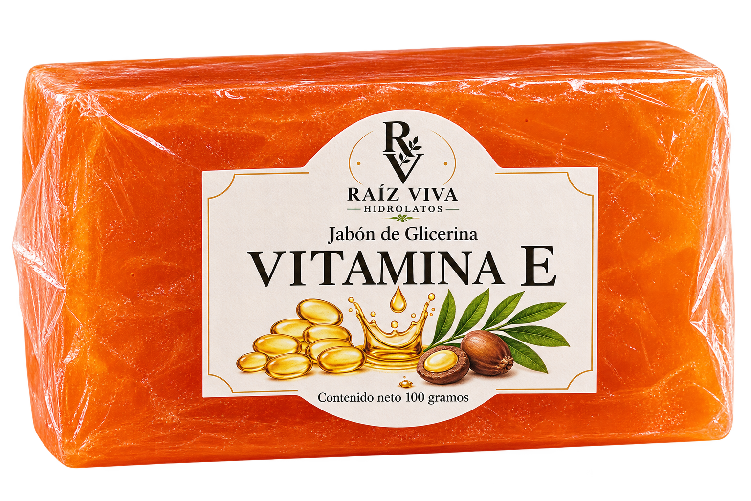 Jabón de Glicerina con Vitamina E.