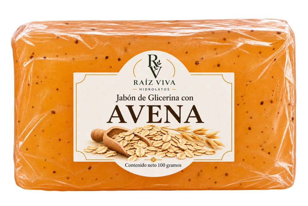 Jabón de Glicerina con Avena.