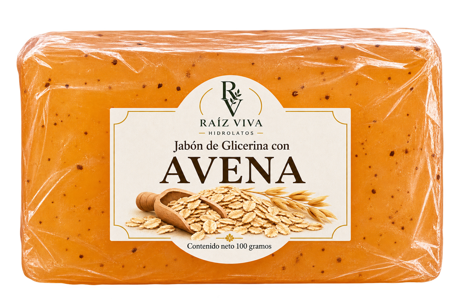 Jabón de Glicerina con Avena.