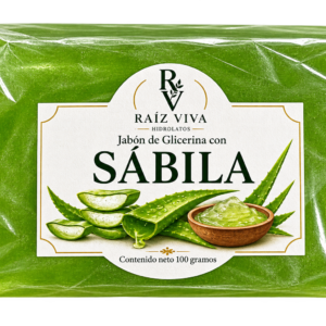 Jabón de Glicerina con Sábila.